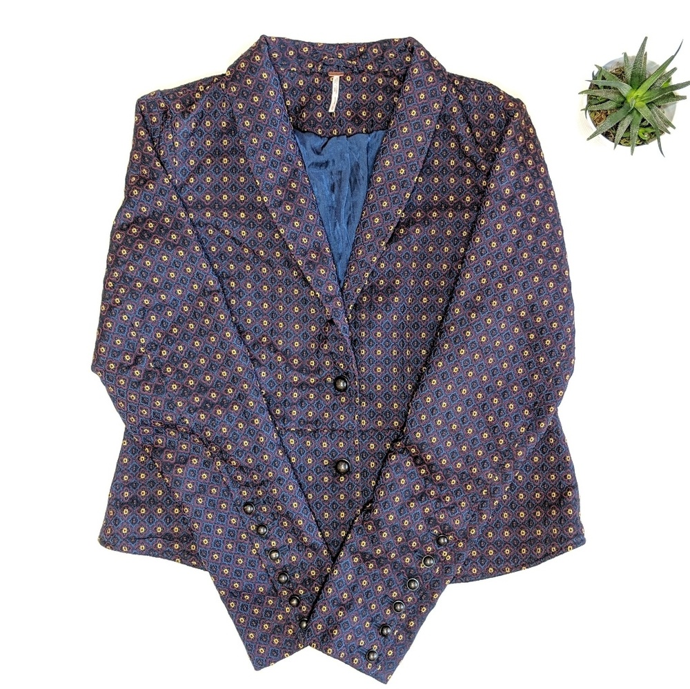 • free people •  medallion print jacket